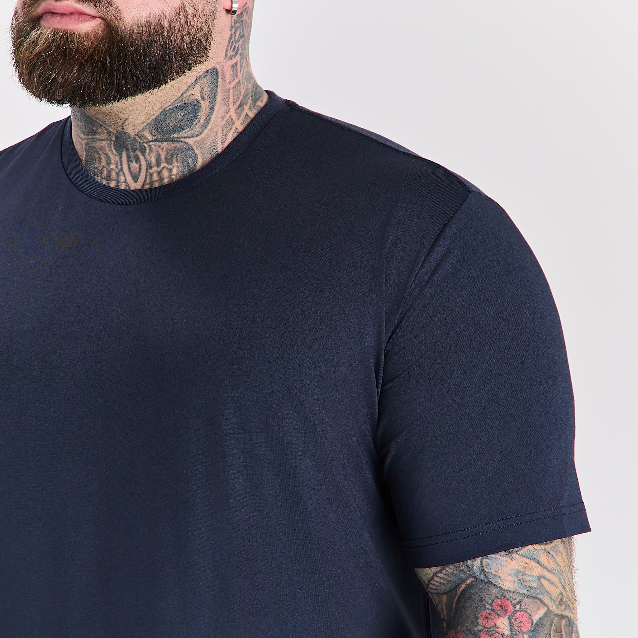 Load image into Gallery viewer, Navy Active Crew Neck