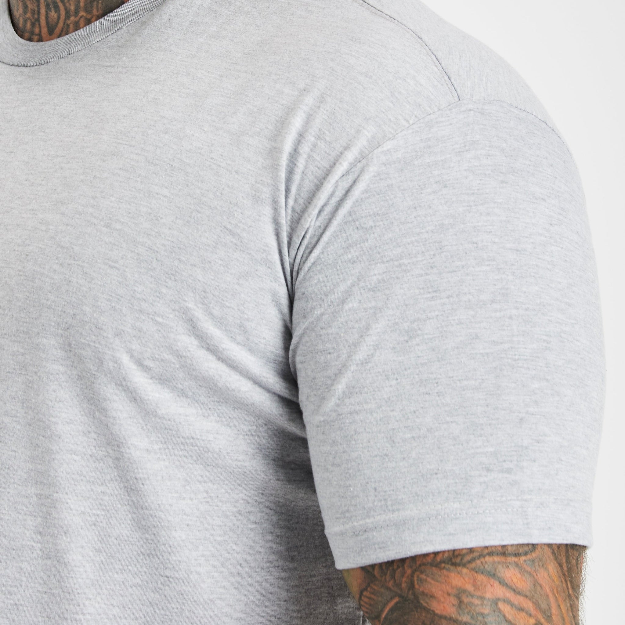 Load image into Gallery viewer, Tall Heather Grey Crew Neck