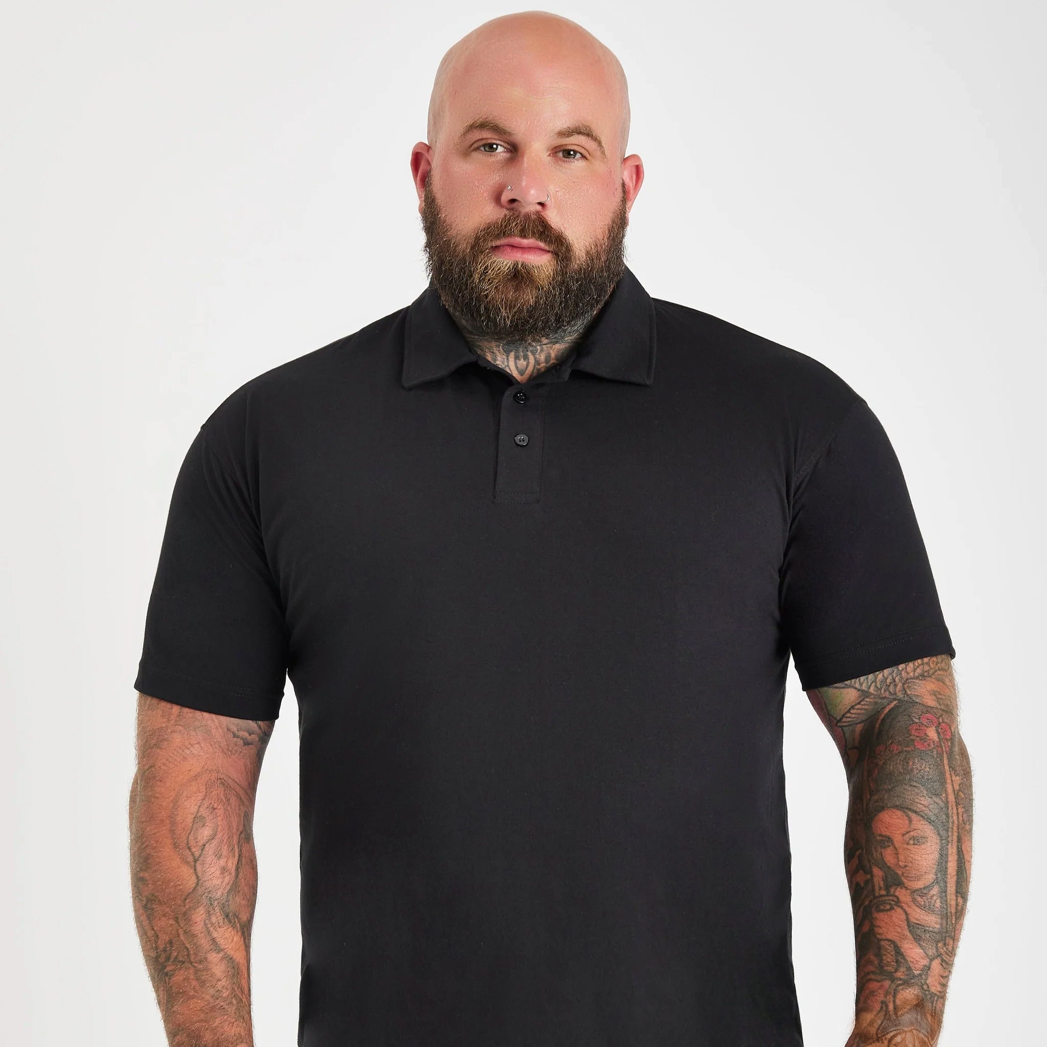 Load image into Gallery viewer, Tall Black Polo