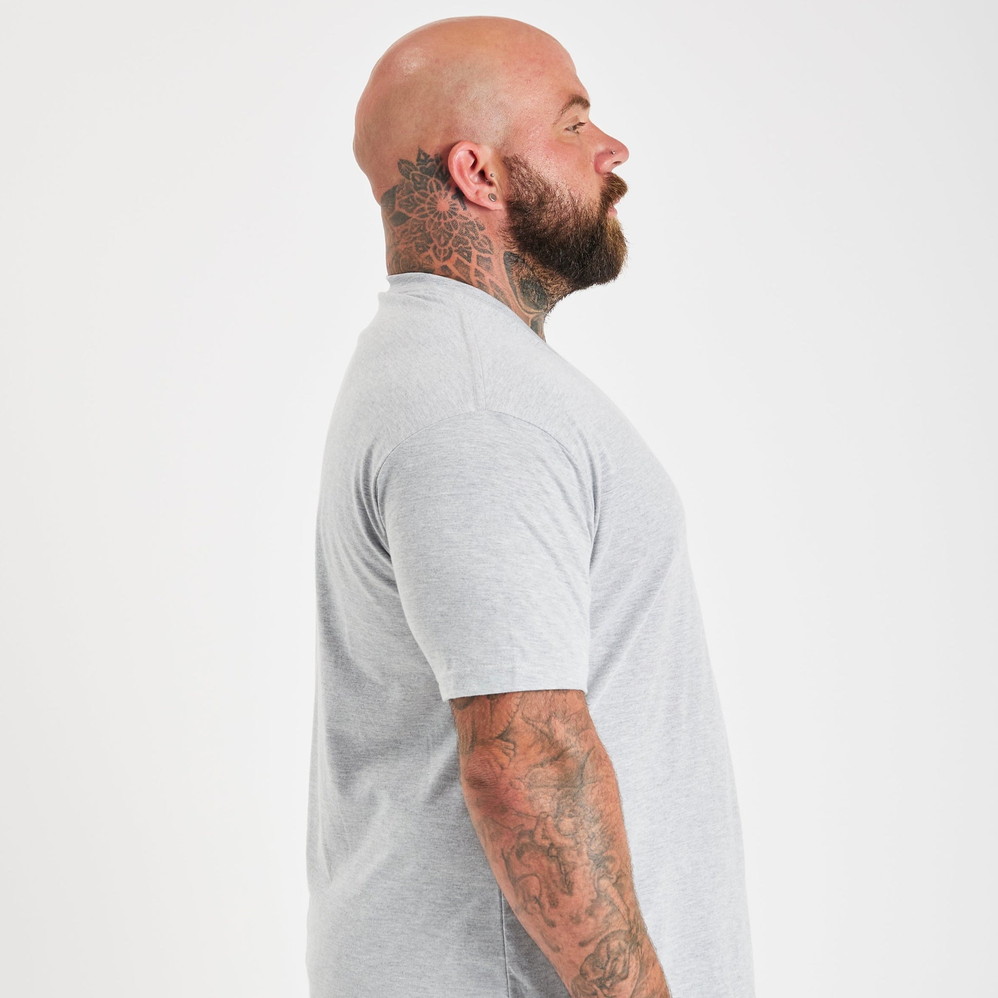 Load image into Gallery viewer, Tall Heather Grey Crew Neck