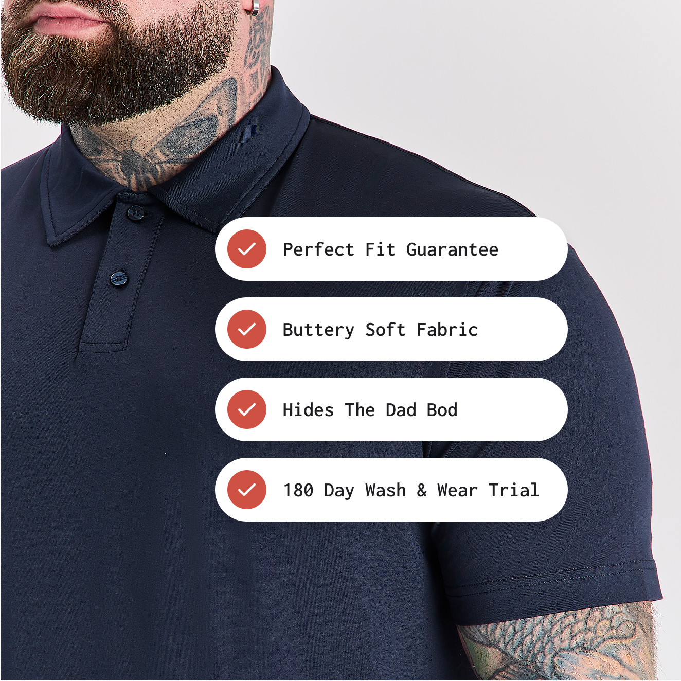Load image into Gallery viewer, Tall Polo Colour 3-Pack