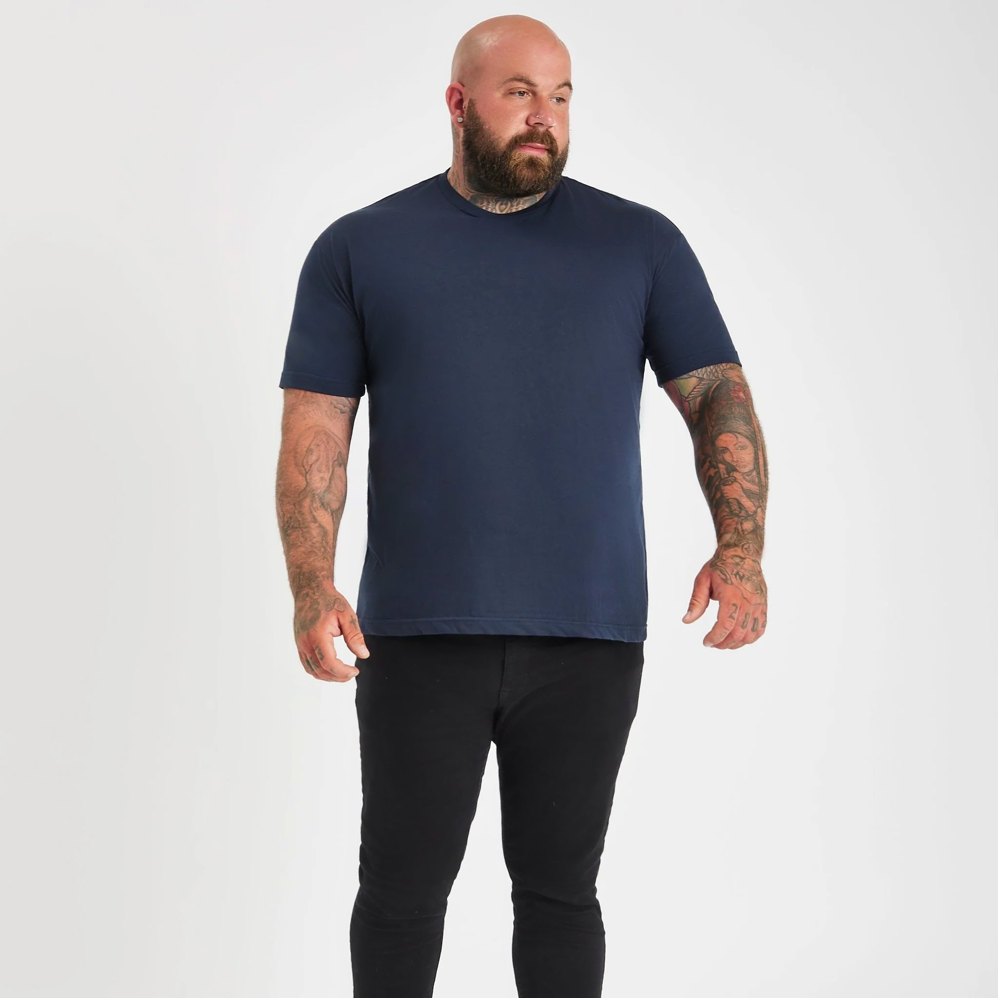 Load image into Gallery viewer, Tall Navy Crew Neck