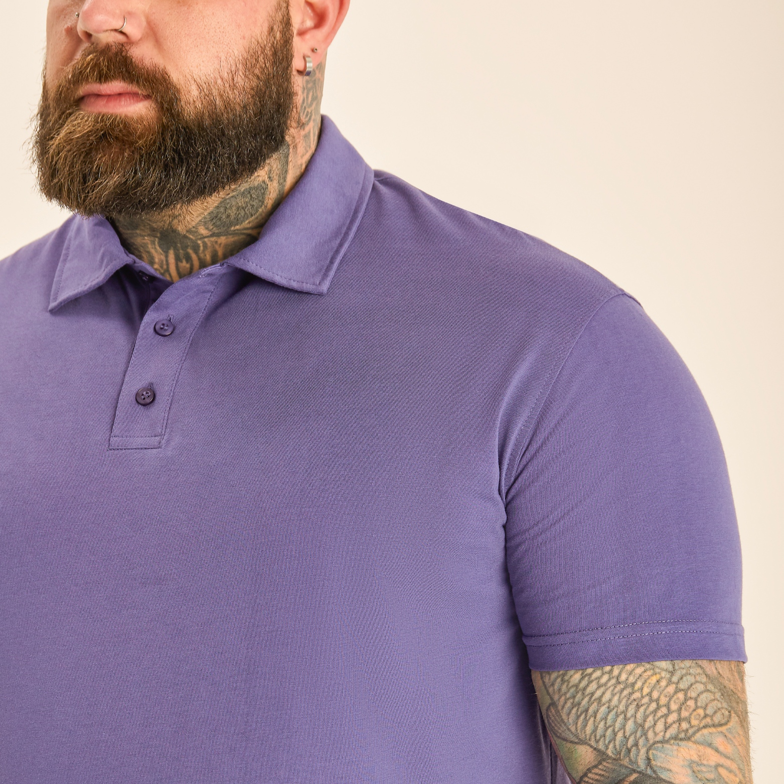 Load image into Gallery viewer, Purple Polo