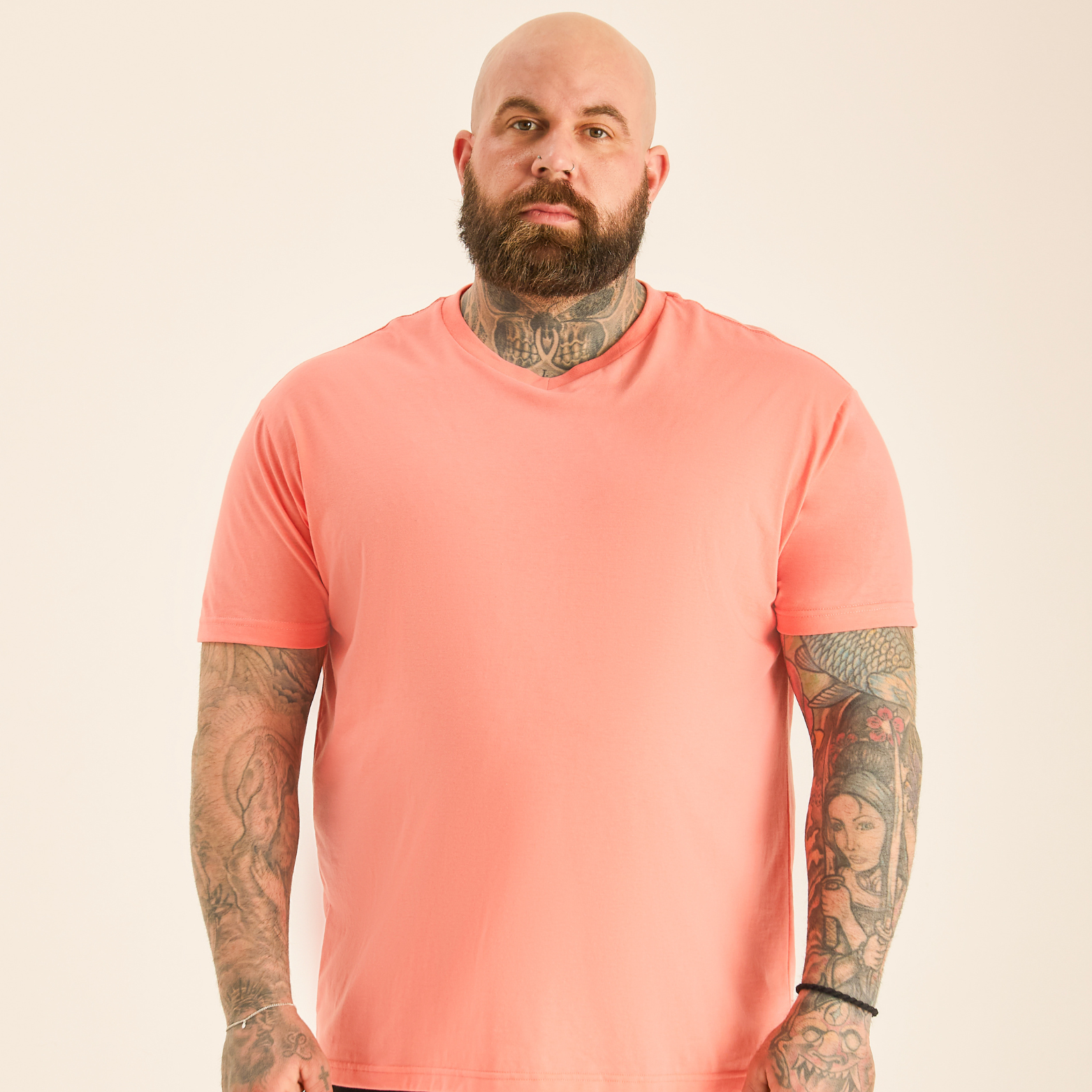 Load image into Gallery viewer, Peach V-Neck