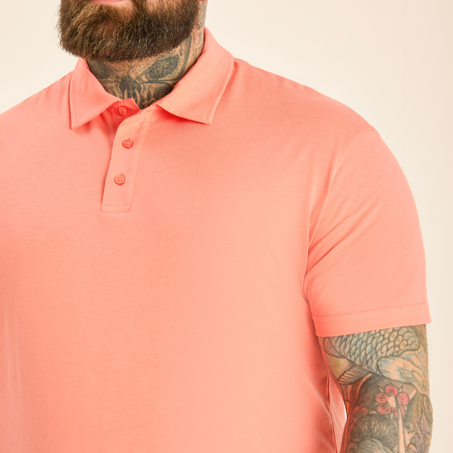 Load image into Gallery viewer, Peach Polo