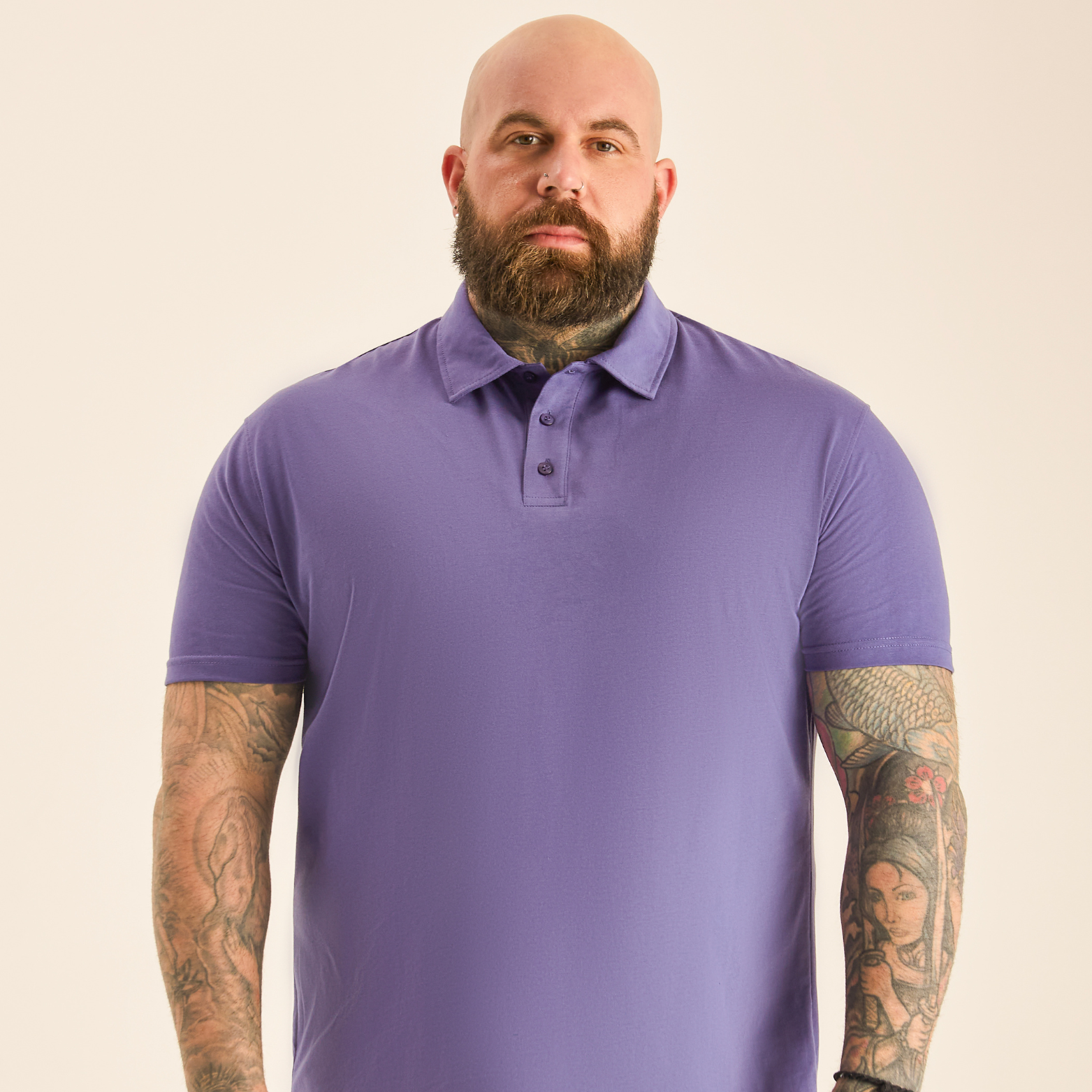 Load image into Gallery viewer, Purple Polo