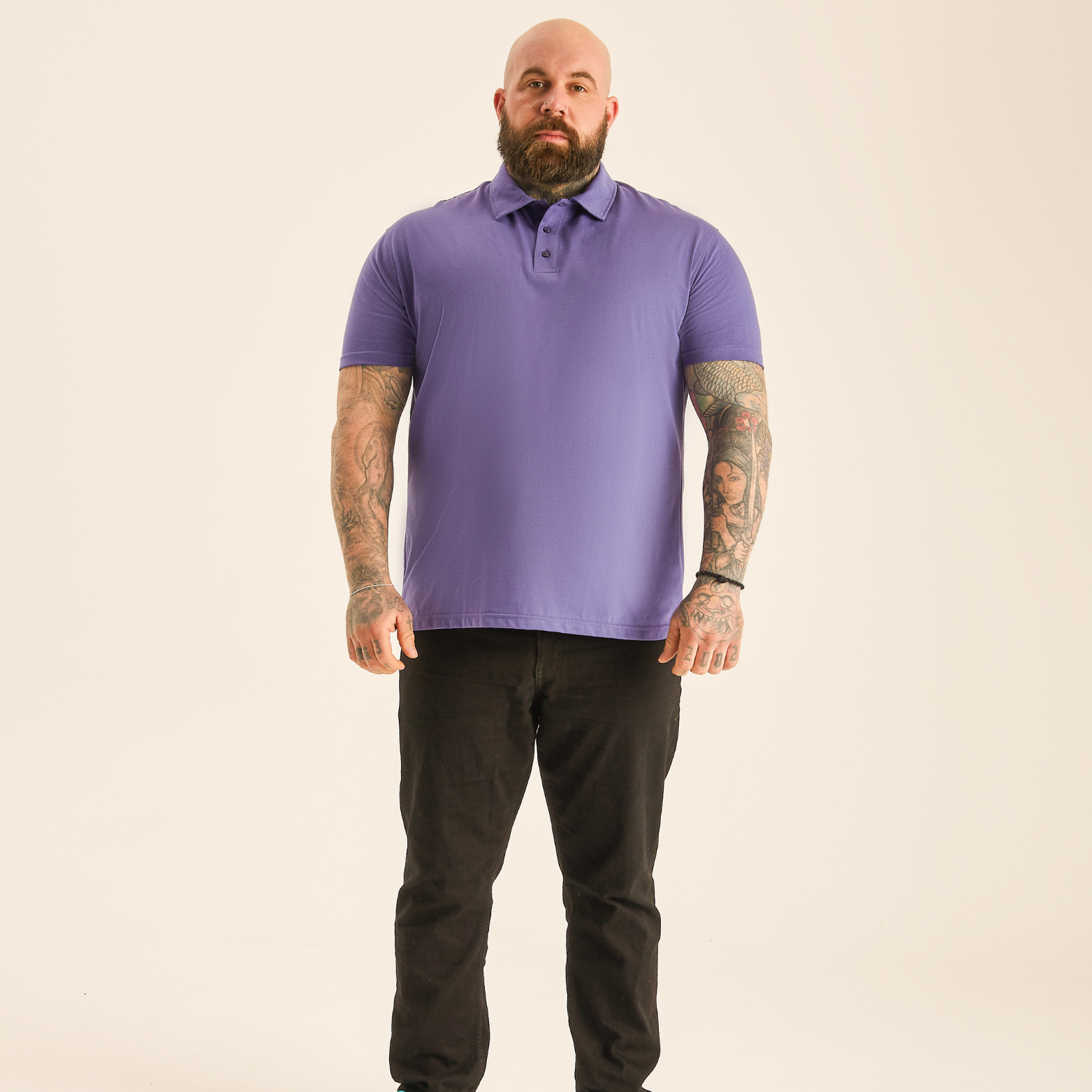 Load image into Gallery viewer, Purple Polo