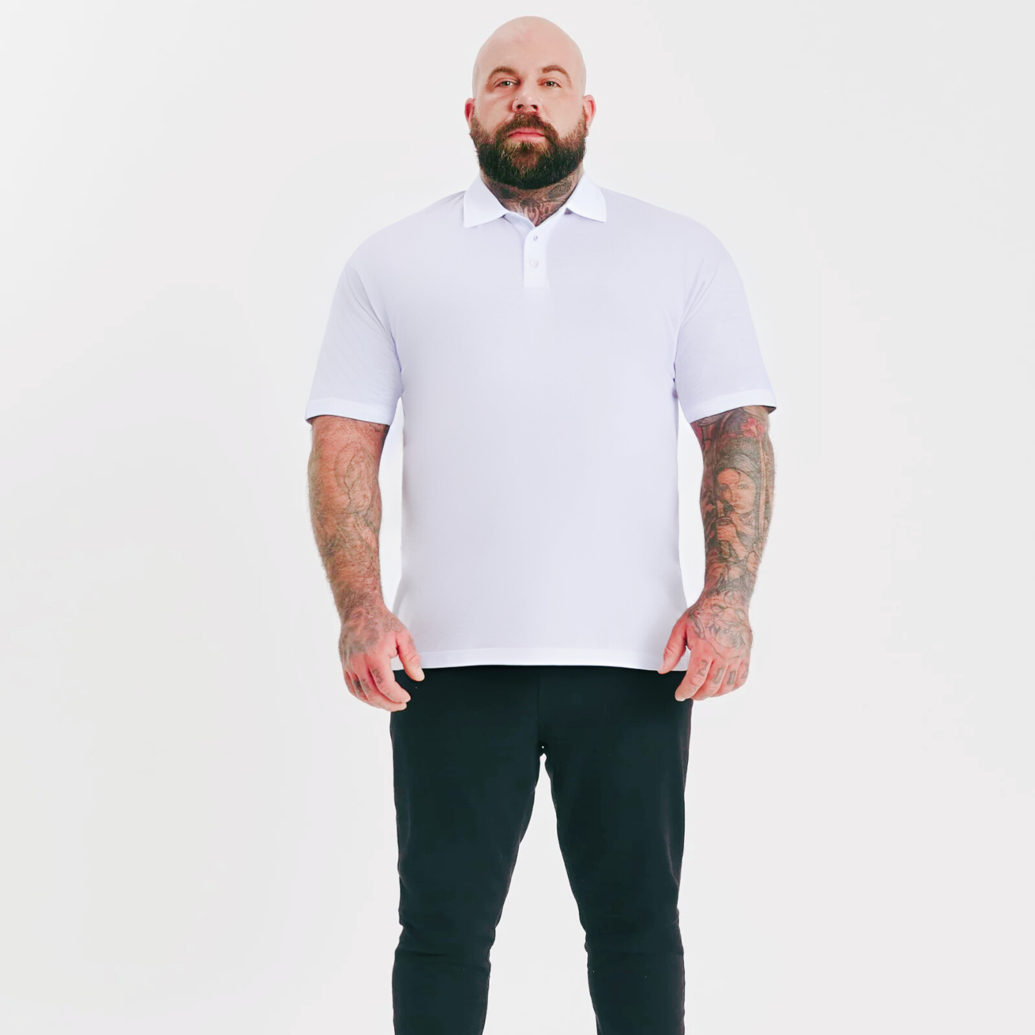 Load image into Gallery viewer, White Polo