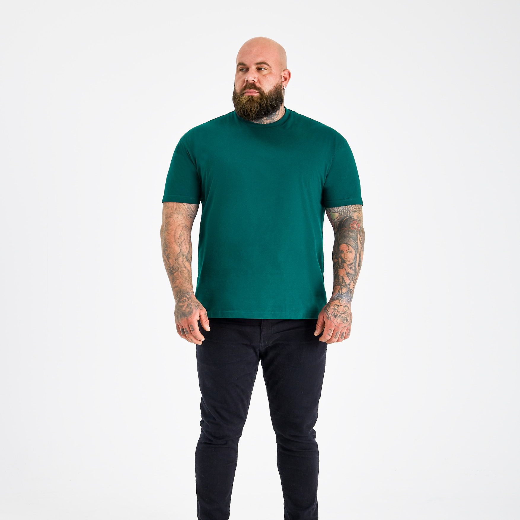 Load image into Gallery viewer, Army Green Crew Neck