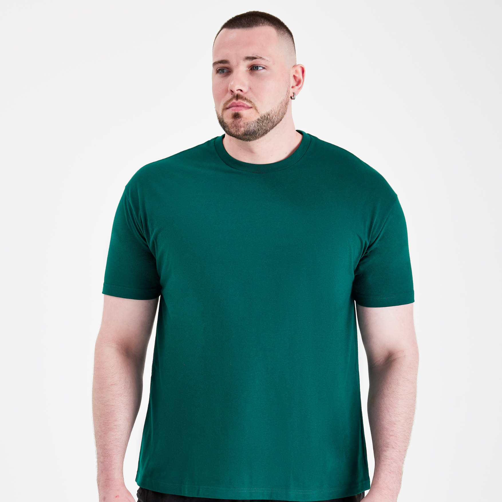 Load image into Gallery viewer, Army Green Crew Neck