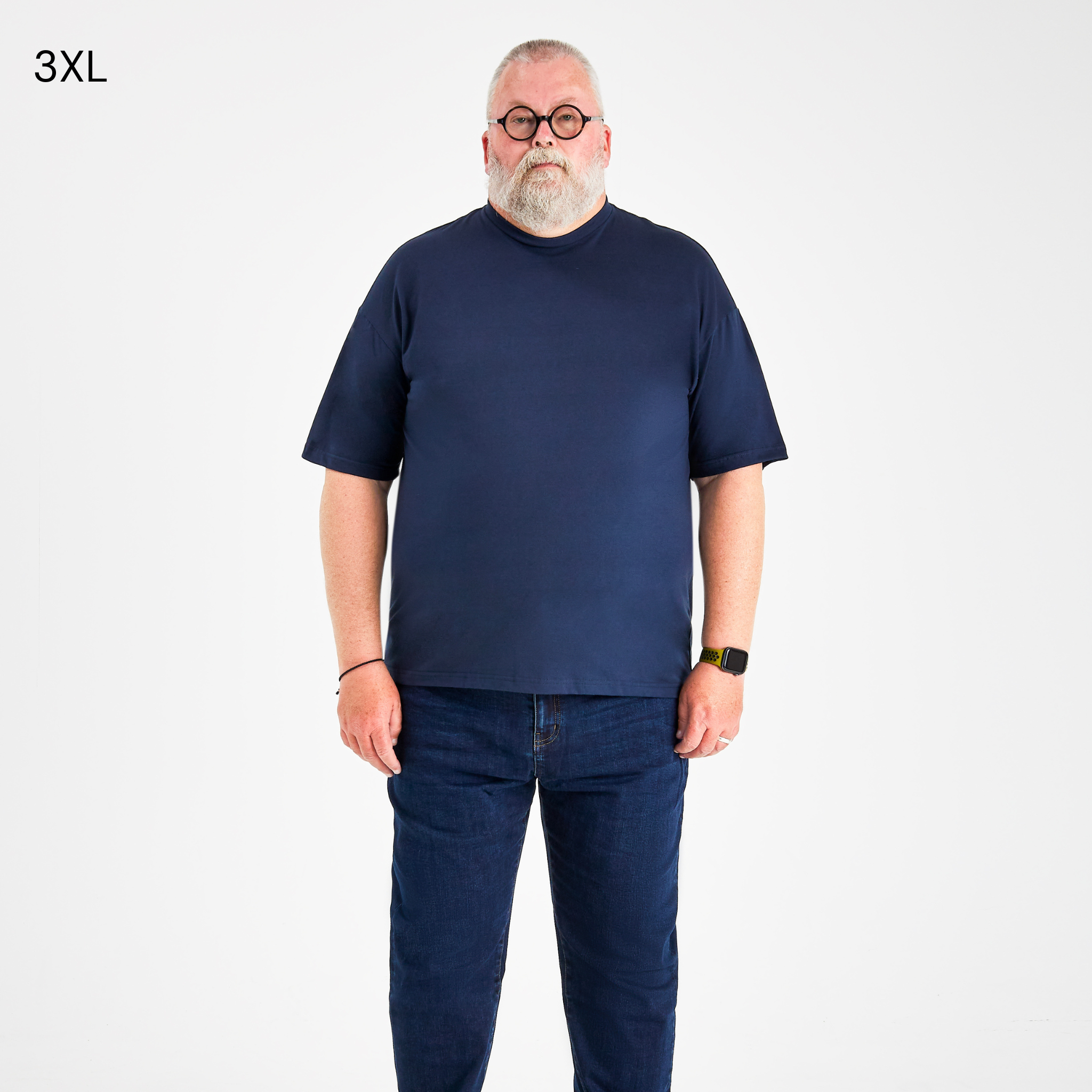 Load image into Gallery viewer, Tall Navy Crew Neck