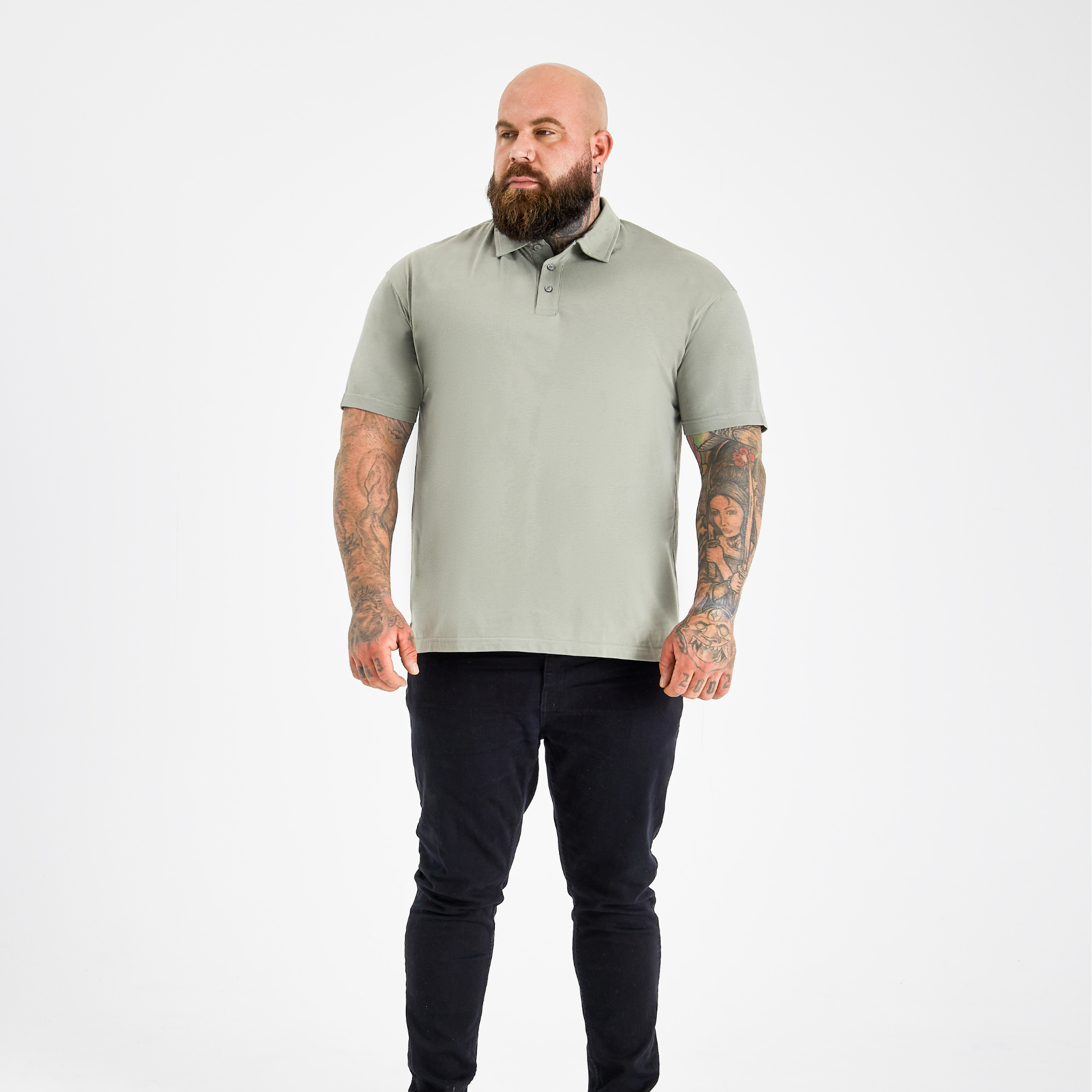 Load image into Gallery viewer, Shadow Green Polo