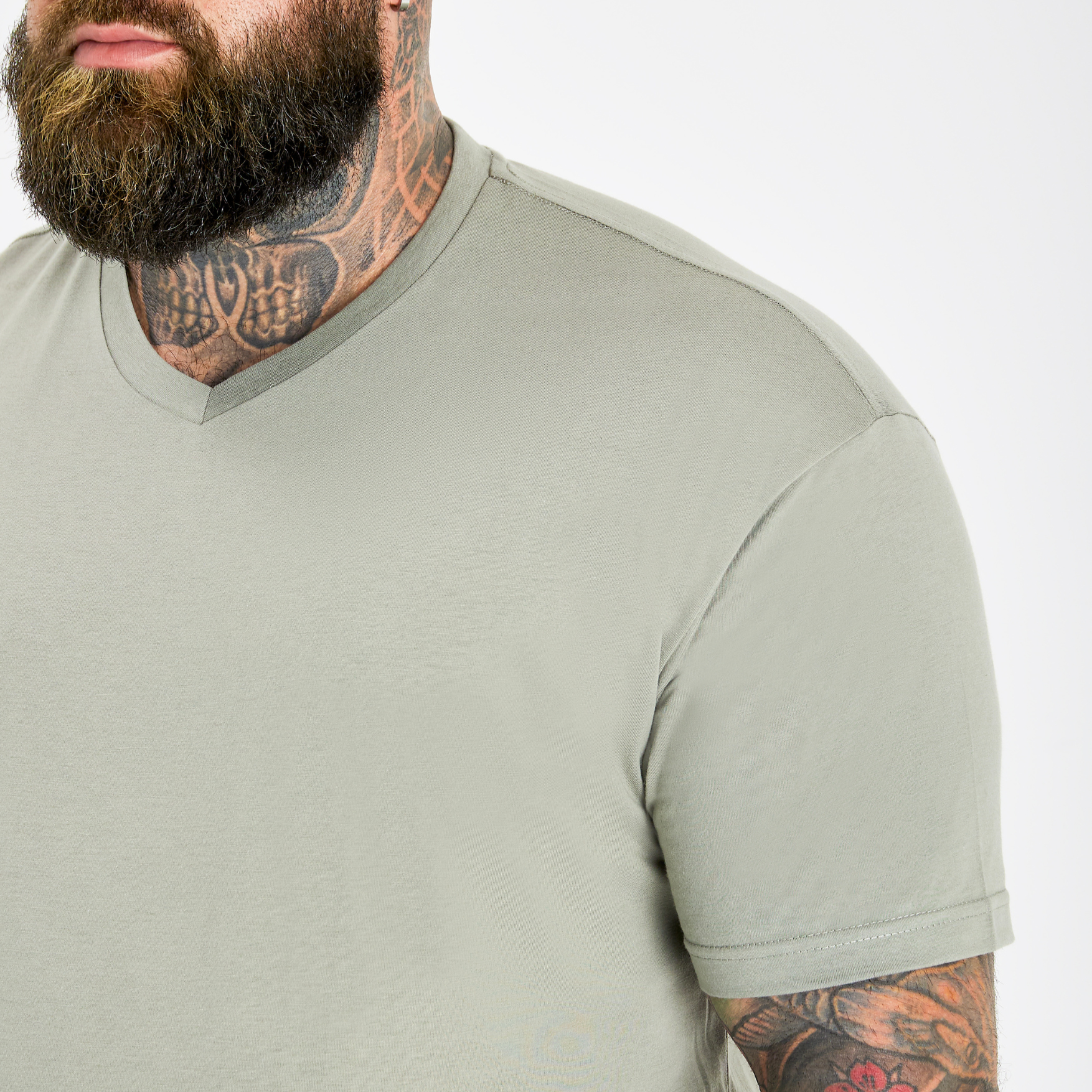 Load image into Gallery viewer, Shadow Green V-Neck