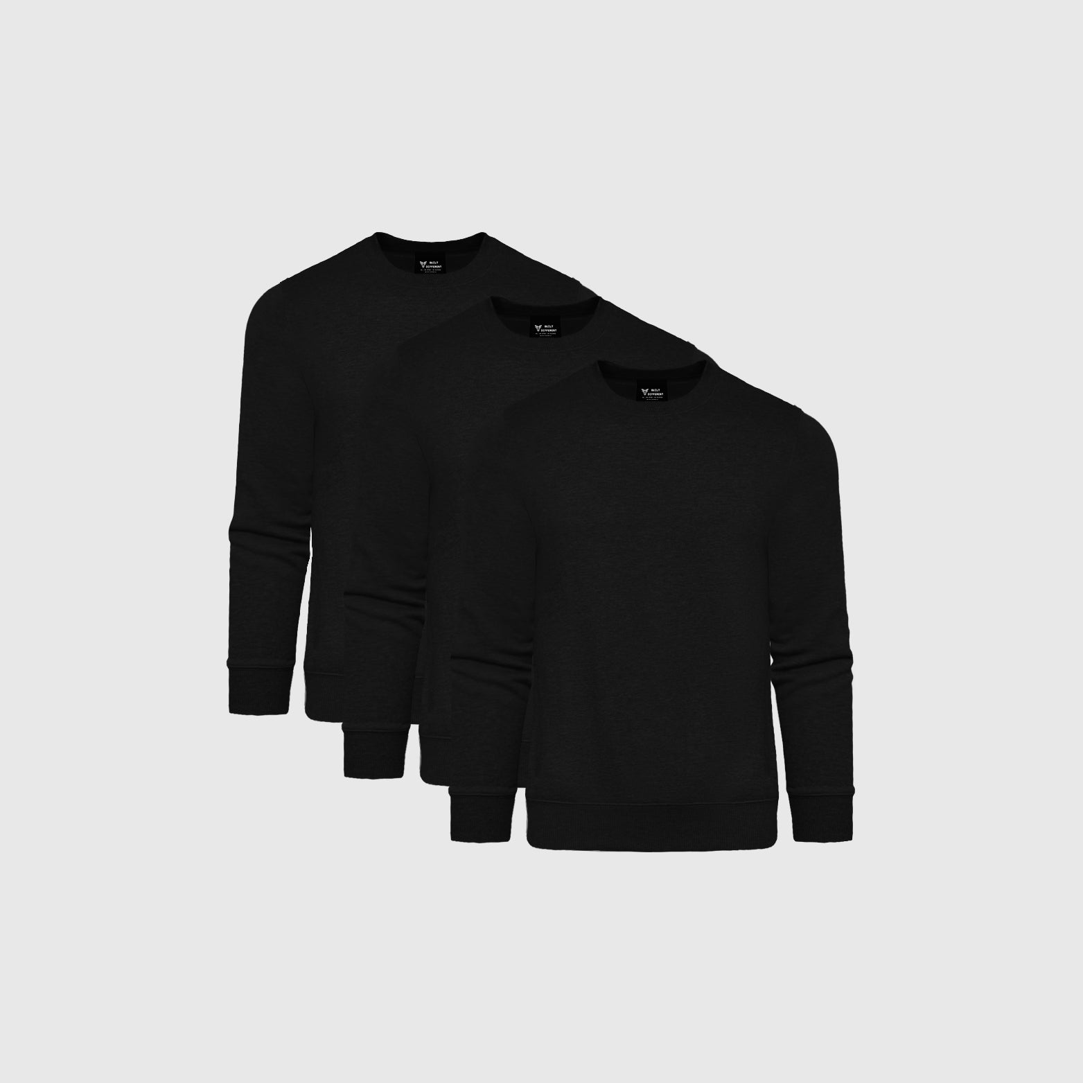 Load image into Gallery viewer, All Black Sweatshirt 3-Pack
