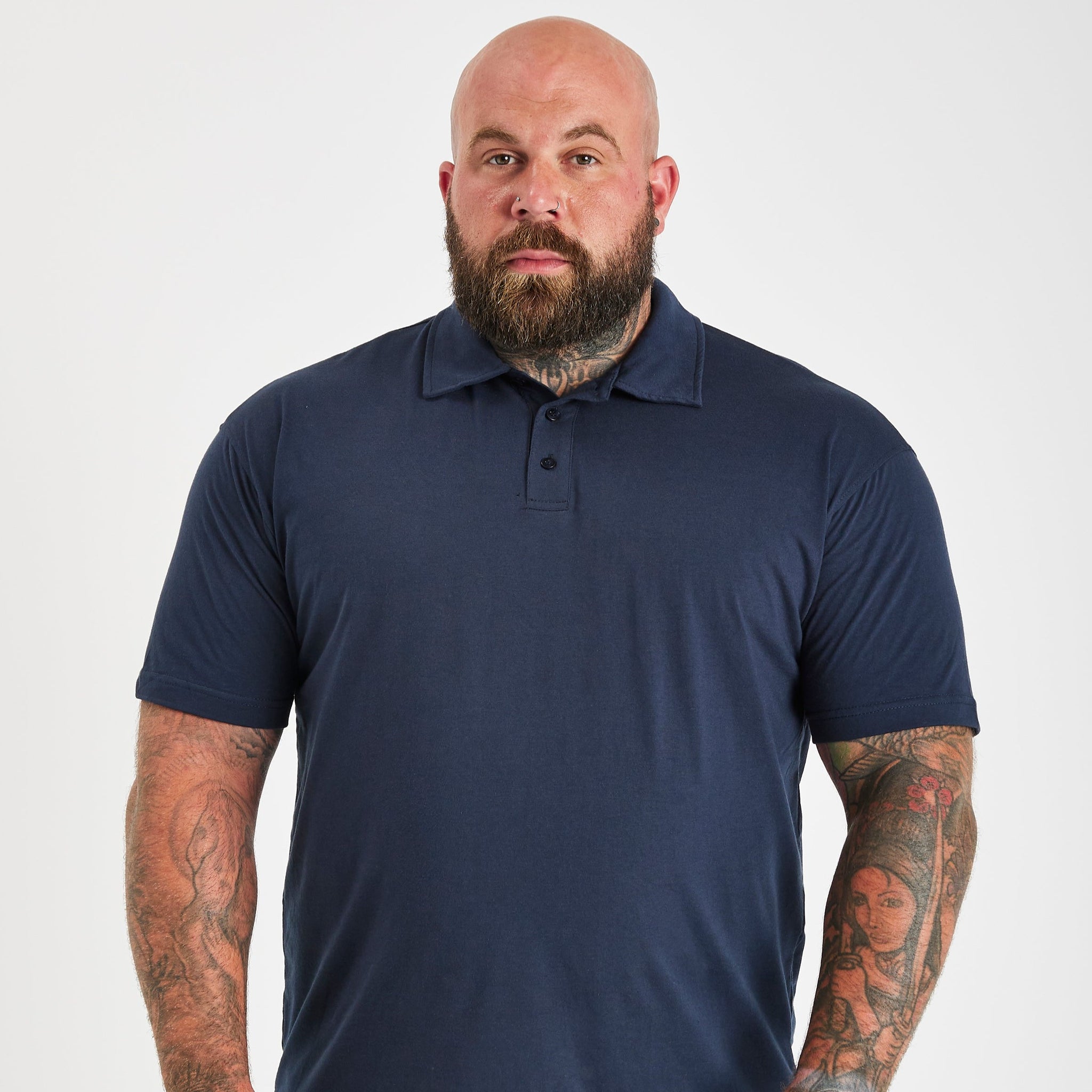 Load image into Gallery viewer, Tall Navy Polo
