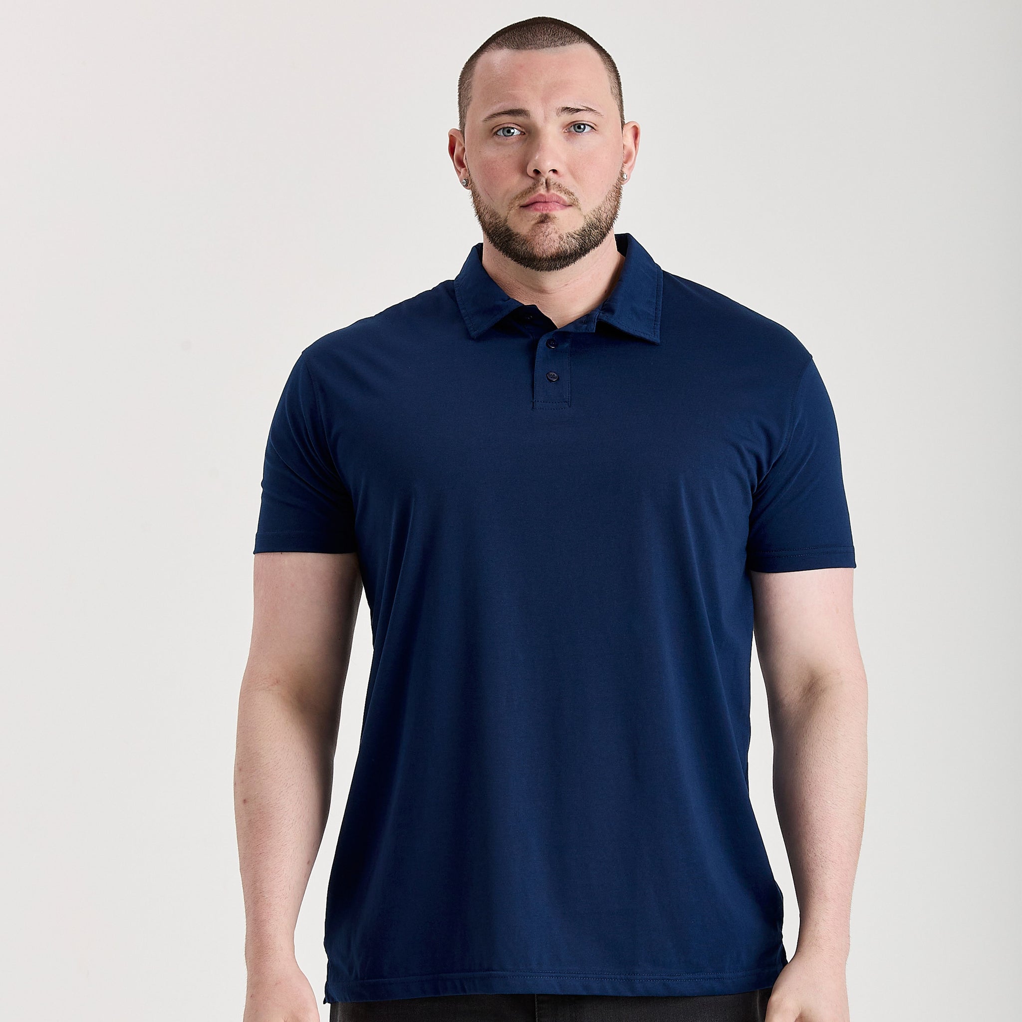 Load image into Gallery viewer, Tall Deep Blue Polo
