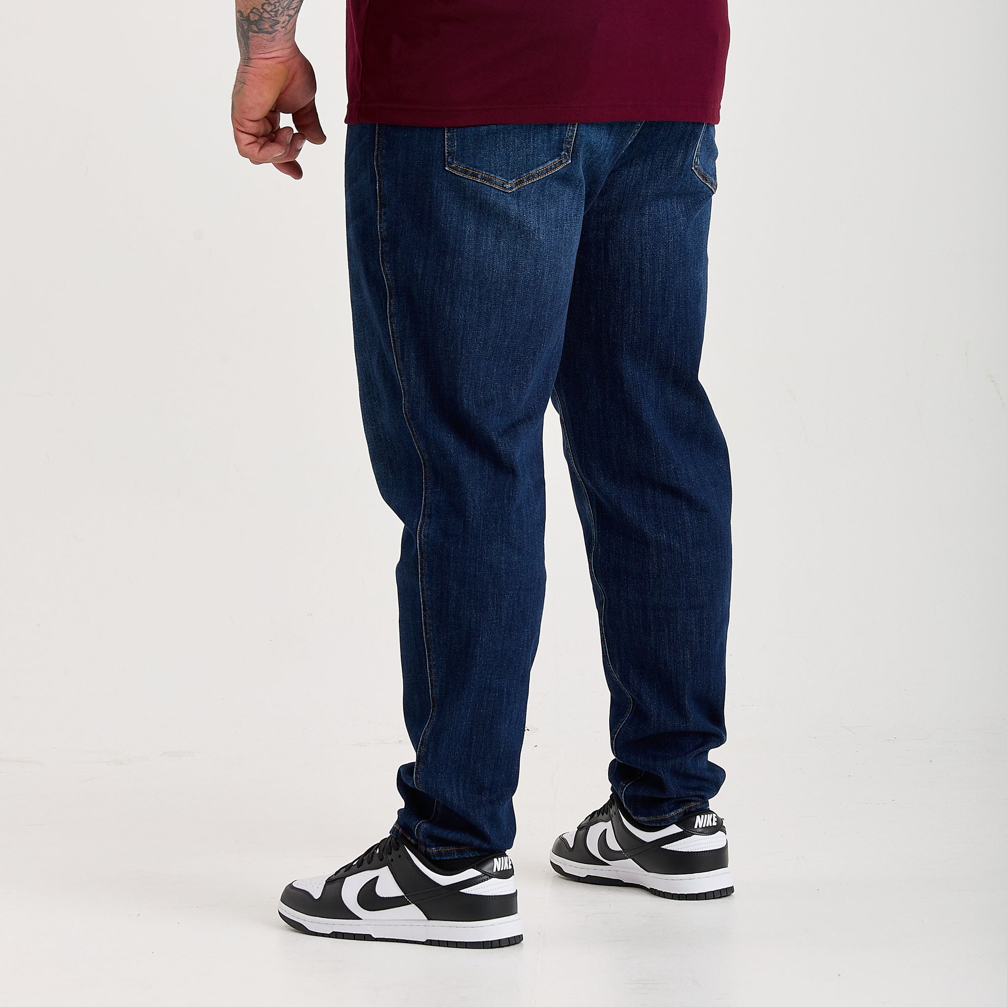 Load image into Gallery viewer, Dark Blue Comfort Jeans
