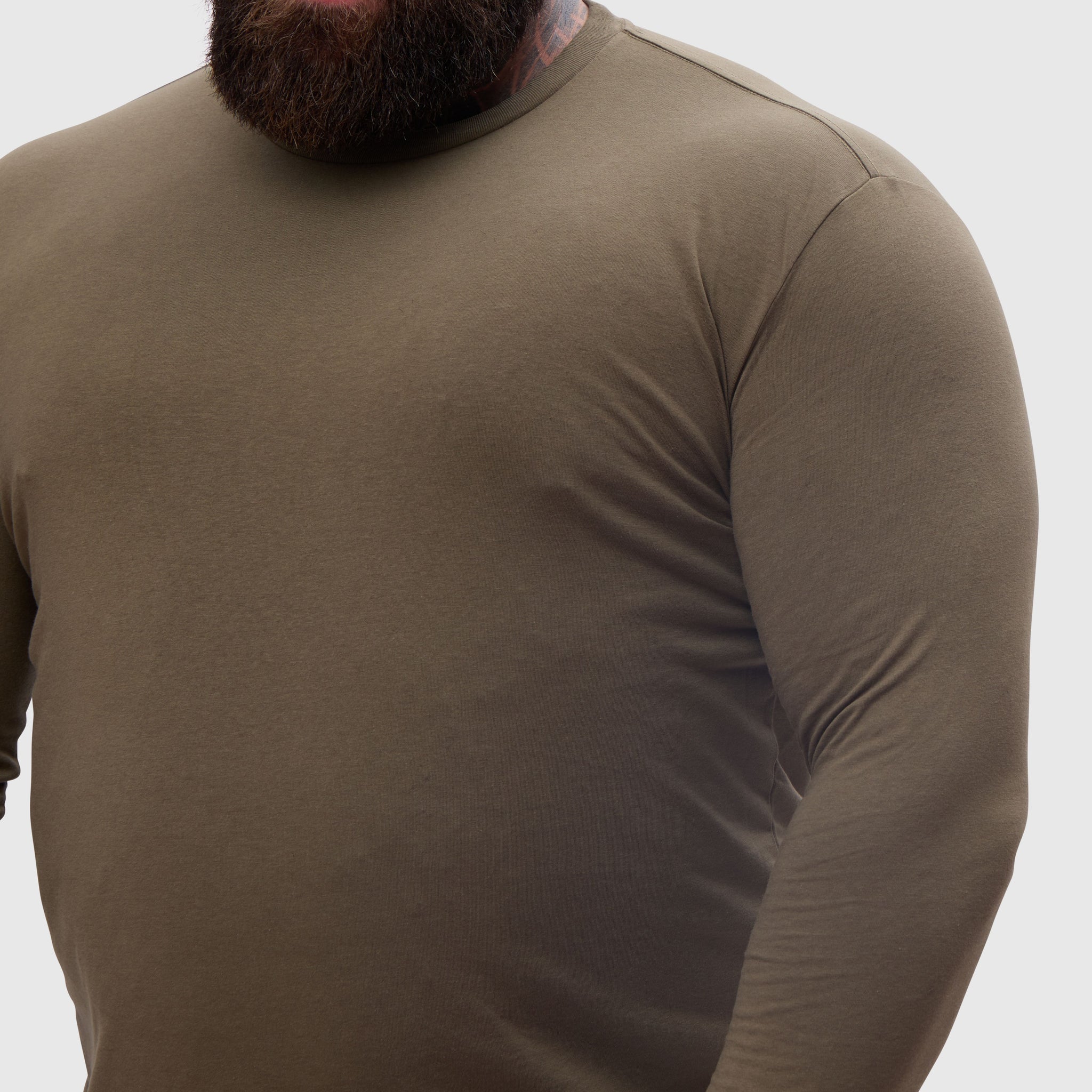 Load image into Gallery viewer, Tall Khaki Long Sleeve
